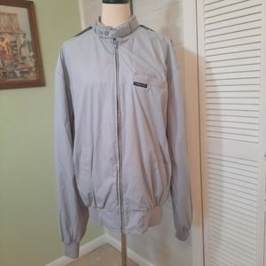 RARE vintage gray 1980's members only windbreaker jacket sz XLT